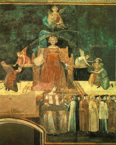 Ambrogio Lorenzetti Allegory of the Good Government china oil painting image